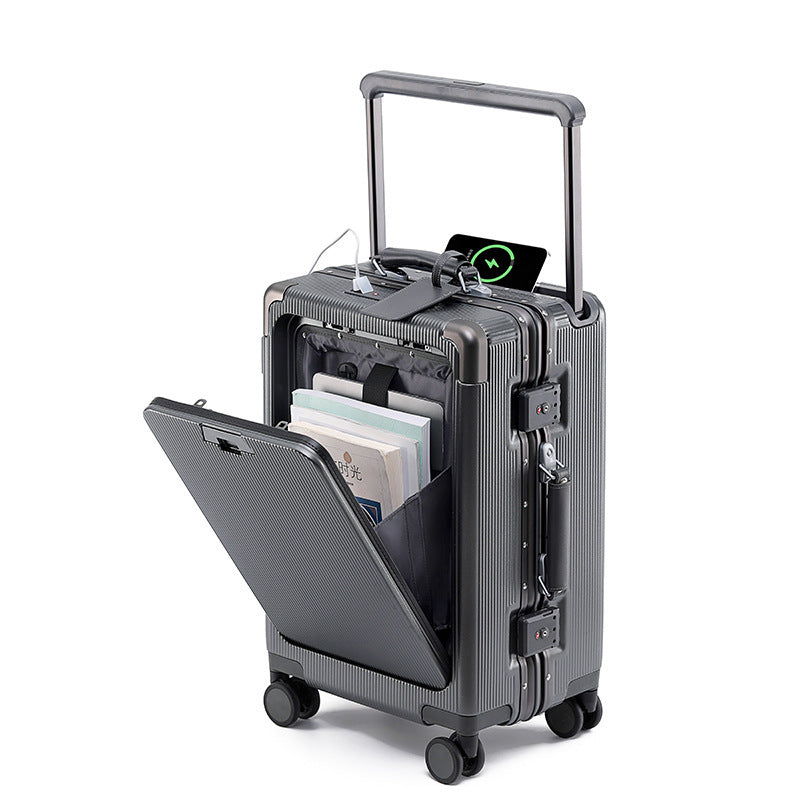 24-Inch Wide Draw-bar Luggage with Anti-Fall Cover