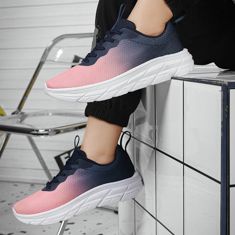 Men's Breathable Platform Sneakers for Travel and Sports
