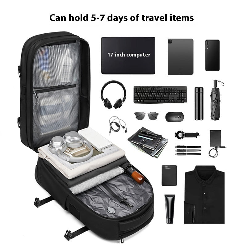 Sac à dos trolley extensible Premium Vacuum pour les voyages d'affaires