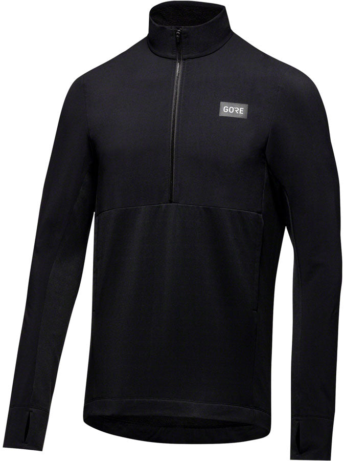 Gorewear Trail KPR Hybrid 1/2-Zip Jersey - Noir Grand Homme