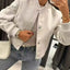 Snap Down Cropped Jacket
