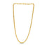 Cadena de Cuerda Ligera de Oro Amarillo de 14k - 4.30 mm