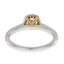Genuine .62ct Diamond Engagement Ring in 14KT Two-Tone Gold