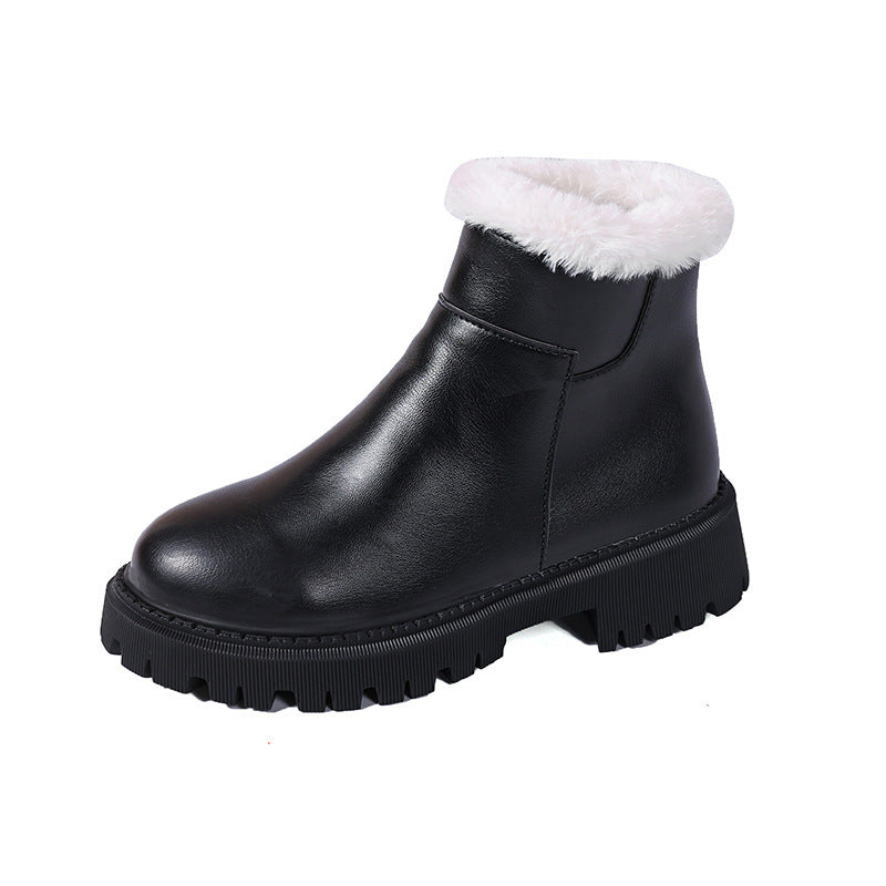 Premium Insulated Cotton-Padded Martin Boots for Women