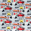 Tissu Digital Cuddle Multi Premiers Intervenants - 58" par Yard
