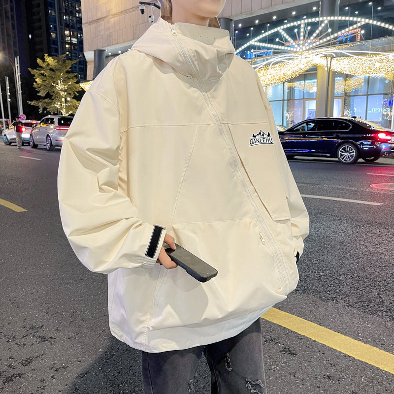 Veste à capuche imperméable pour hommes pour les voyages d'hiver