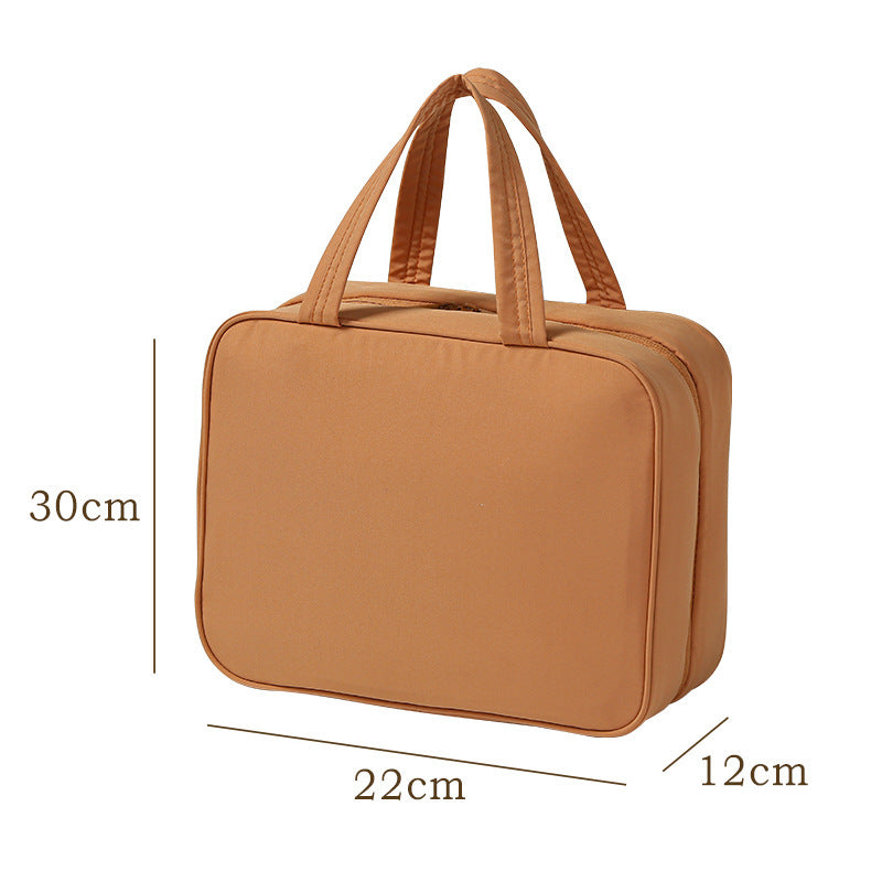 Large-Capacity Oxford Cloth Hanging Toiletry Bag for Travel
