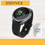 Montre intelligente solaire STEVVEX - Sport métal avec moniteur de fréquence cardiaque