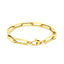 Bracelet en chaîne en papier clip extra large en or jaune 14K