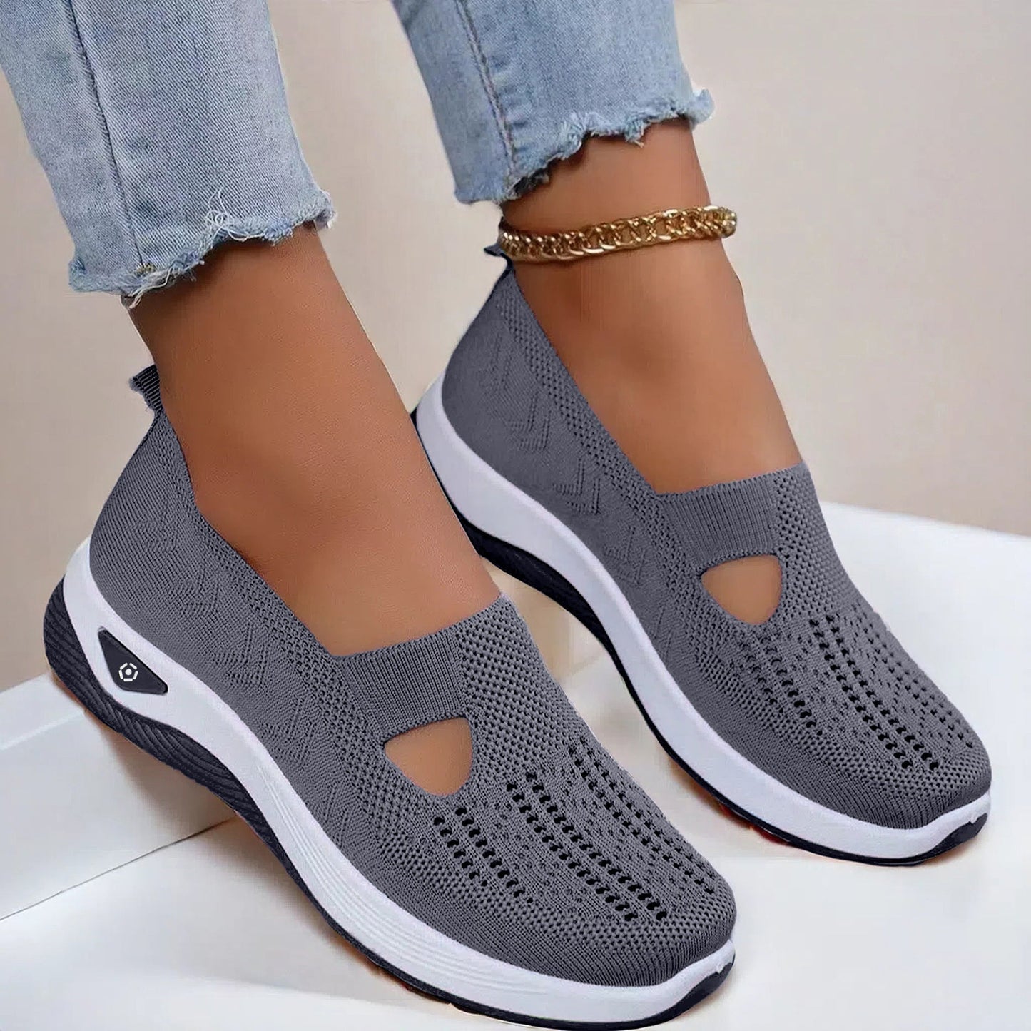 Ballerines en maille respirante pour femmes - Élégantes et confortables
