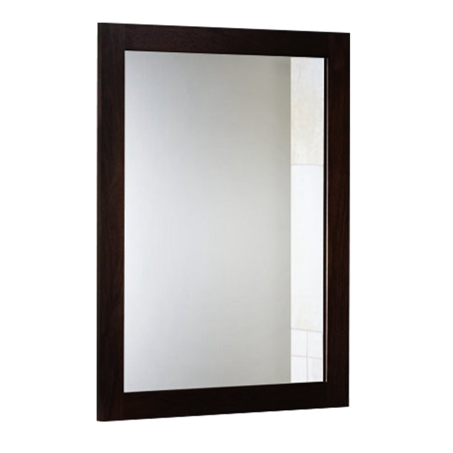 Espejo de Pared Moderno con Marco de Aspecto de Madera
