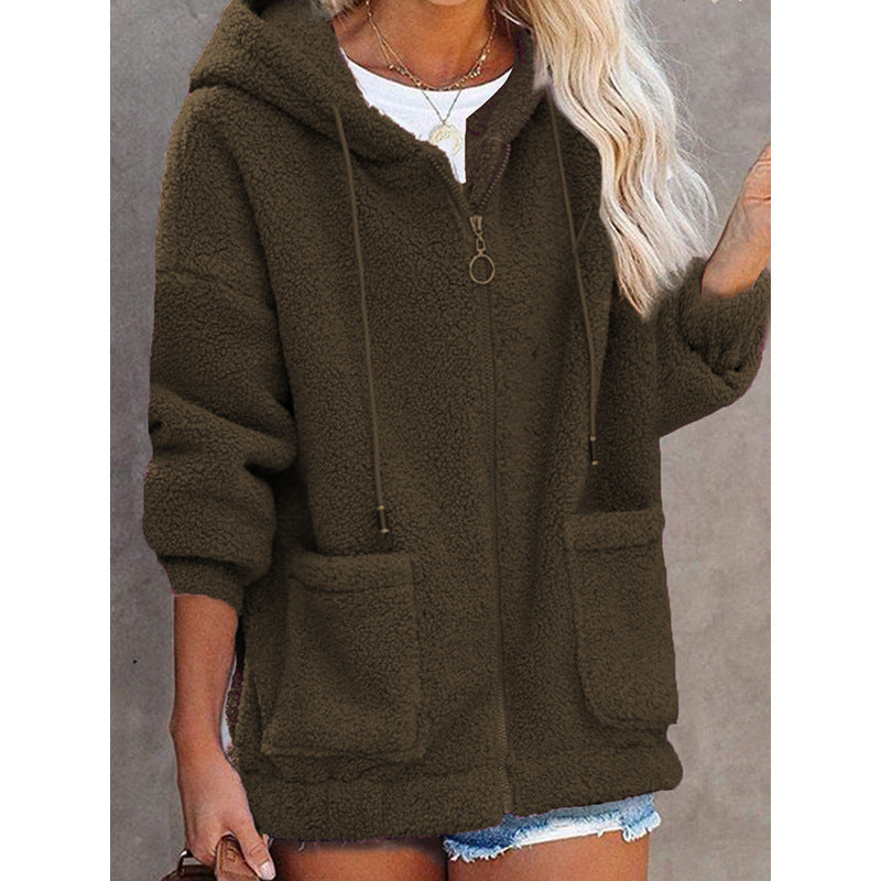 Cardigan ample imprimé sans bouton