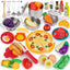 Ensemble de cuisine en acier inoxydable de 64 pièces pour enfants
