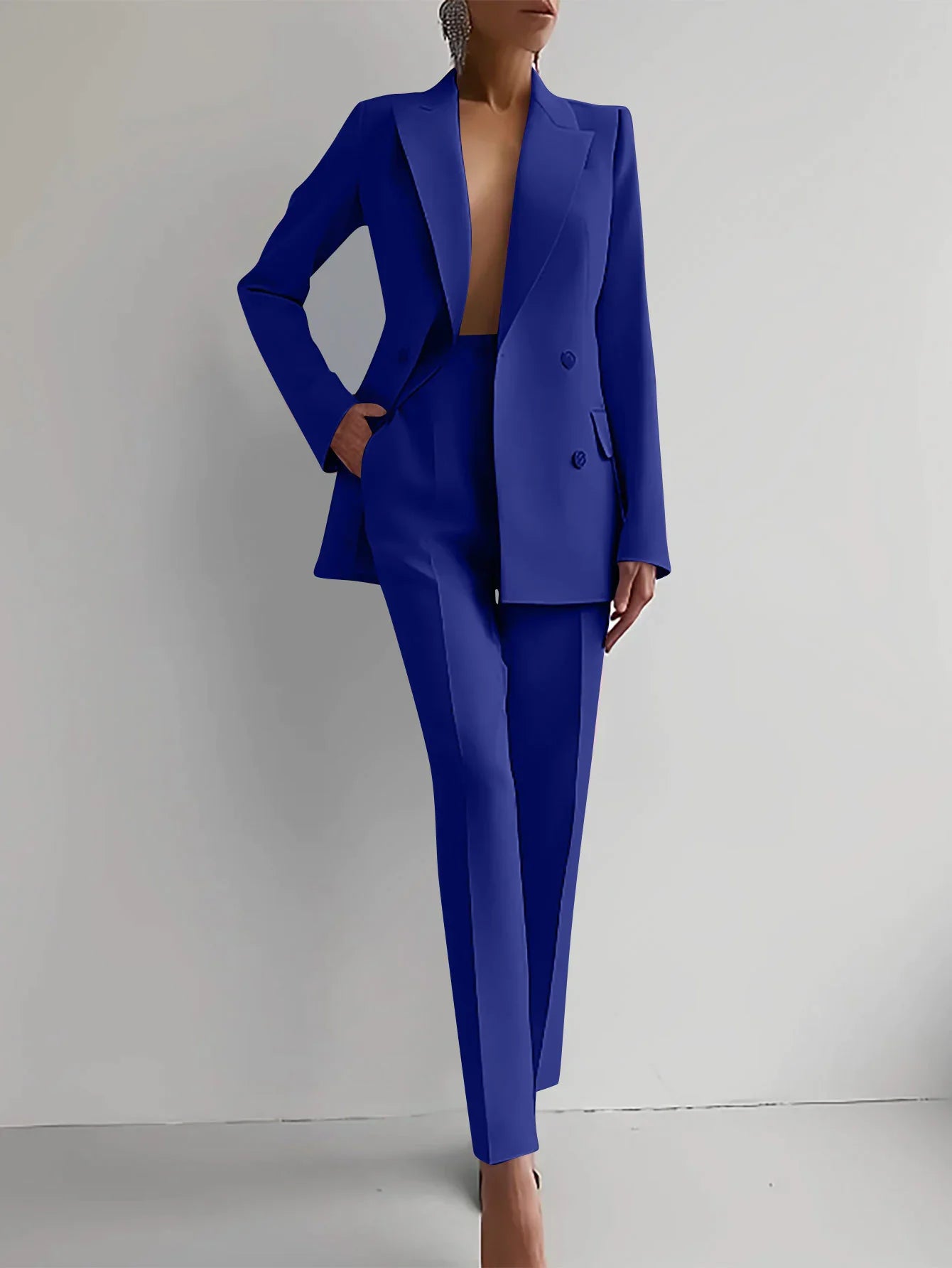 Ensemble de costume d'affaires décontracté pour femmes élégant
