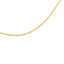 Solid 10K Yellow Gold 0.5mm Slim Rope Chain Necklace - 18"