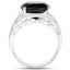 7.09 Carat Genuine Smoky Quartz Sterling Silver Ring
