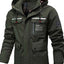 Men's Plus Size Hooded Windproof Coat