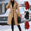 Women's Double-Breasted Pea Coat with Belt