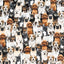 Digital Cuddle Beige Dog Pile Fabric - 58" per Yard
