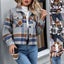 Plaid Women's Woolen Short Coat for Autumn & Winter