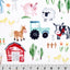 Farmer Ted Digital Cuddle® Multi Fabric - 58/60" Per Yard
