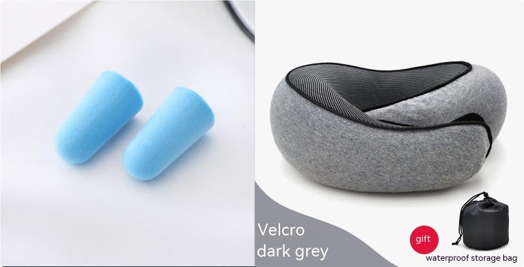 Premium Travel Neck Pillow - U-Shaped Memory Foam Cushion