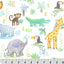 Digital Cuddle Multi Jungle Joy Fabric - Soft Plush Minky