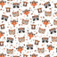 Digital Cuddle Multi Leaf Me Be Fabric - 58" - 60" Per Yard