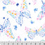 Digital Cuddle Snow Mariposa 58" Fabric per Yard