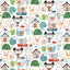 Tissu Digital Cuddle Multi Pet Shop - 58" à 60" par yard