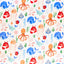 Digital Cuddle Multi Sea Pals Fabric - 58" Width