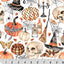 Tissu Digital Cuddle Rust Spellbound - Largeur 58"