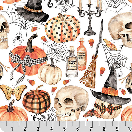 Tissu Digital Cuddle Rust Spellbound - Largeur 58"
