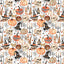 Tissu Digital Cuddle Rust Spellbound - Largeur 58"
