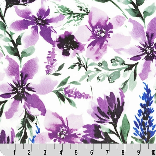 Digital Cuddle Wisteria Spring Flowers Fabric - 58" - 60" per yard