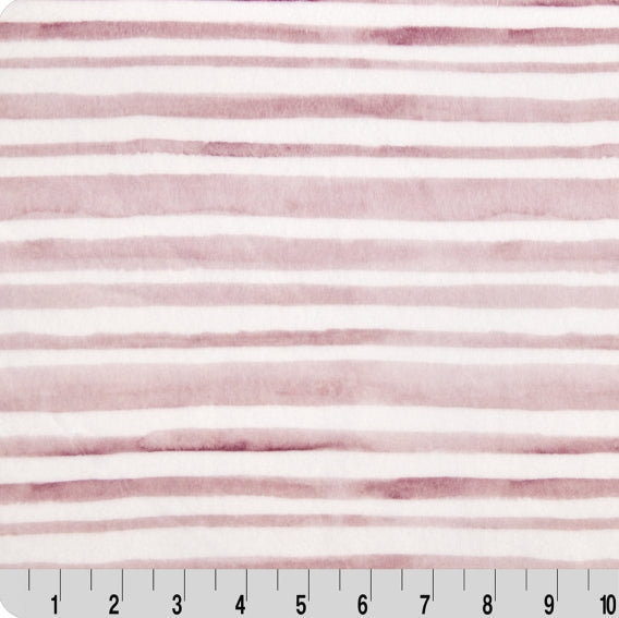 Digital Cuddle Rosewater Stripe Fabric - 58" Wide