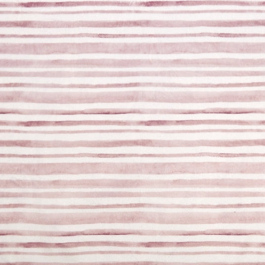 Digital Cuddle Rosewater Stripe Fabric - 58" Wide