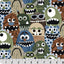 Digital Cuddle Loden Tickle Monster Fabric - 58" Width