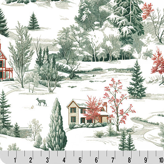 Tissu Tinseltown Digital Cuddle en Épicéa - 58"/60" par yard