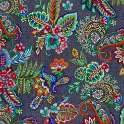 Tissu en coton Charcoal Woven Memories - 44"/45" par yard