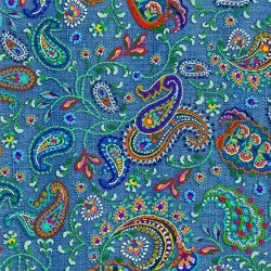 Tela de Algodón Multi Boho Wave - 44"/45" por Yarda