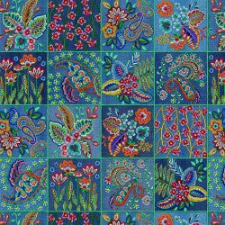 Patchwork Hug Multi Cotton Fabric - 44"/45" Per Yard