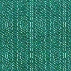 Tela de Algodón Indigo Stitches Sprout - 44"/45" por Yarda
