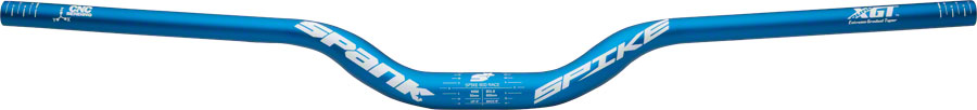 Spank Spike Race Bars - 800mm Wide, 50mm Rise, Matte Blue