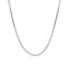 14k White Gold Gourmette Chain - 1.5mm