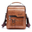 Sac messager pour homme premium - Sac bandoulière en PU cuir élégant