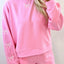 Ensemble Sweatshirt et Shorts avec Broderie en Nœud