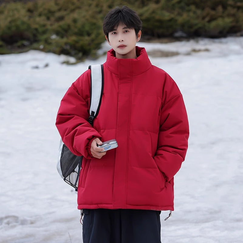 Veste en duvet de coton ample pour l'automne et l'hiver