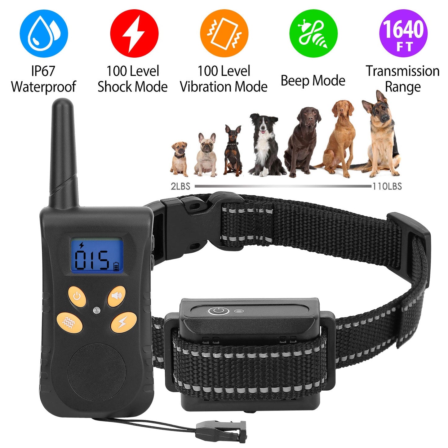 Gbruno Waterproof Dog Training Collar with Remote Control