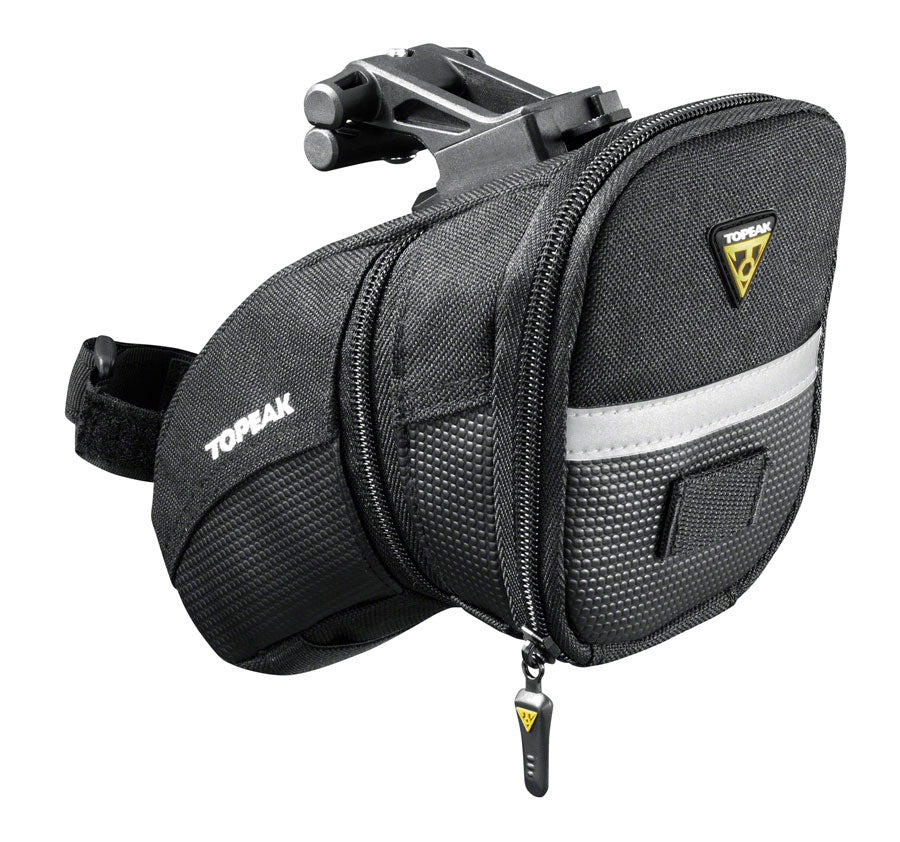 Sac de siège Topeak Aero Wedge - QuickClick Medium Noir